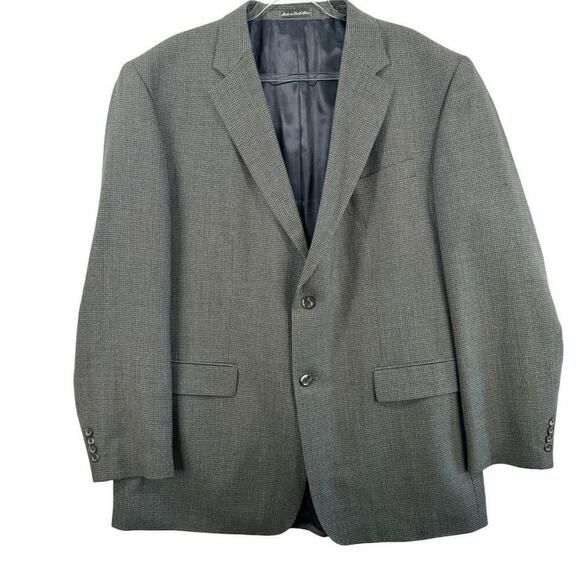 Oscar de la Renta Other - Light Academia Blazer Size 48L Oscar de la Renta Men Gray Check Classic Fit READ
